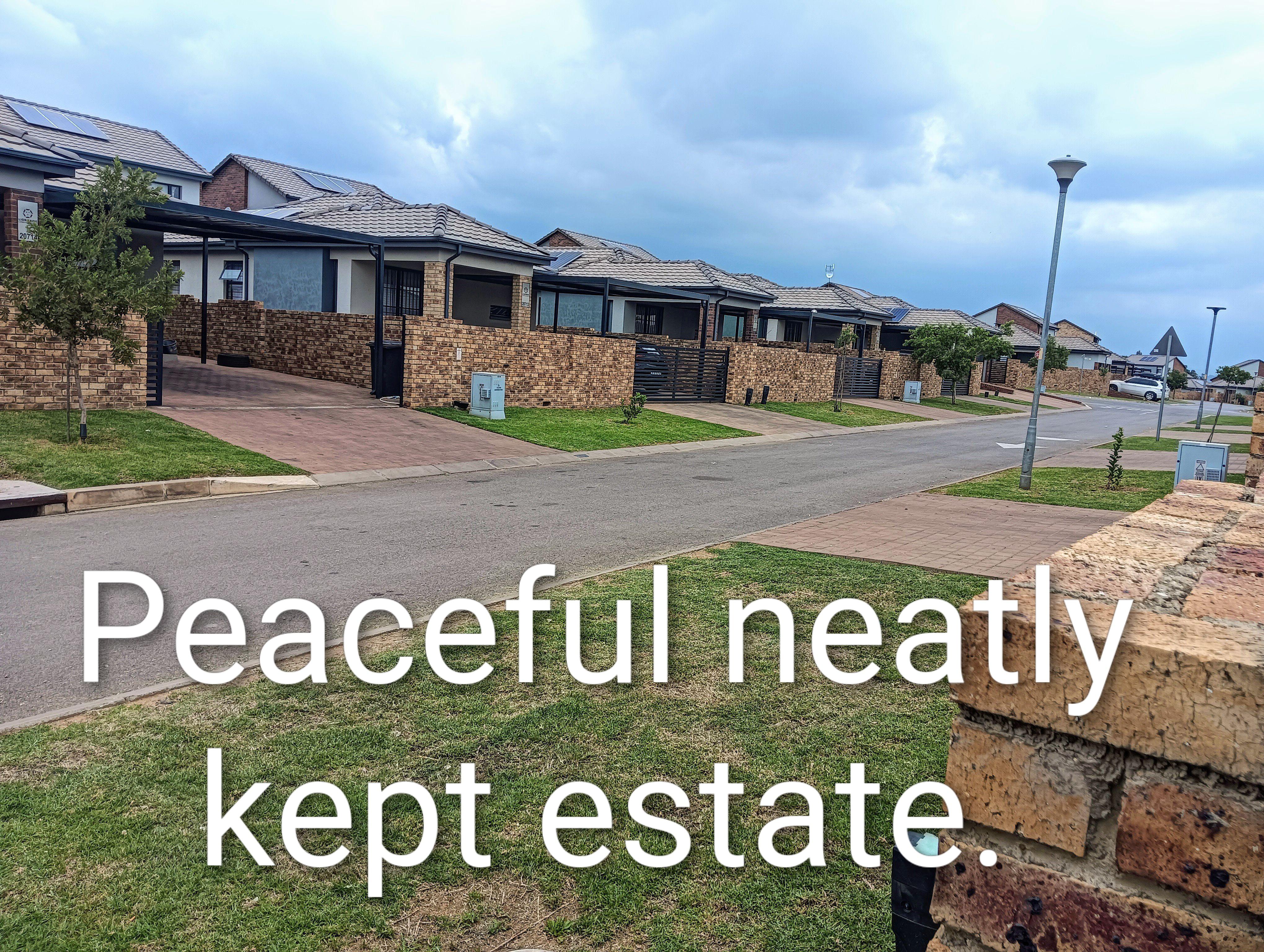 3 Bedroom House immediately available in Lion Pride Lifestyle Estate